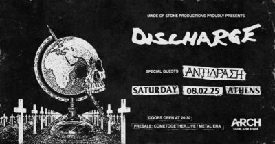 DISCHARGE [UK] w/ ANTIDRASI [GR] || LIVE ΣΕ ΑΘΗΝΑ & ΘΕΣΣΑΛΟΝΙΚΗ