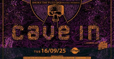 CAVE IN w/ Half Gramme of Soma live @ Kyttaro – Tuesday 16/09/2025 CAVE IN w/ Half Gramme of Soma live @ Kyttaro – Tuesday 16/09/2025
