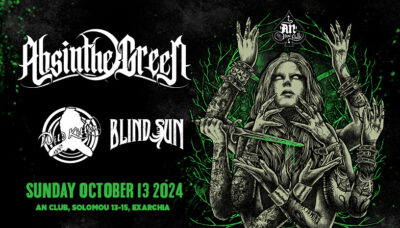 Absinthe Green + Wild Kitten + Blind Sun | 13.10.2024 at AN CLUB