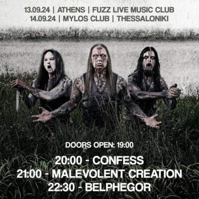 Belphegor & Malevolent Creation: Πρόγραμμα εμφανίσεων για Αθήνα και Θεσσαλονίκη