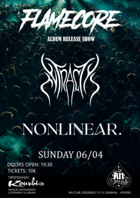 FLAMECORE “Album release show”| Special guest: TETRACTYS / NONLINEAR