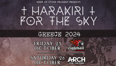 HARAKIRI FOR THE SKY [AT] live in Greece!