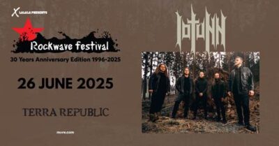 Rockwave Festival υποδέχεται για πρώτη φορά στην Ελλάδα τους IOTUNN! 26.6 ΣΤΟ TERRA REPUBLIC