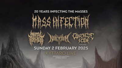 MASS INFECTION live in Athens – 20 Years Infecting The Masses