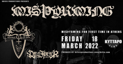 Misþyrming + Embrace of Thorns + Decipher Live in Athens