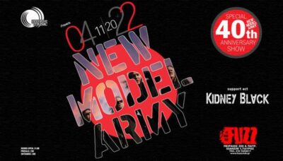 NEW MODEL ARMY – *Special 40th Anniversary Show* – Παρασκευή 04 Νοεμβρίου 2022 | 21:00 | Fuzz Club