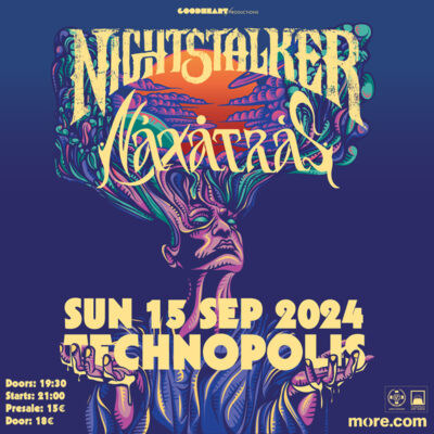 NIGHTSTALKER – NAXATRAS | Κυριακή 15 Σεπτεμβρίου | Τεχνόπολη Δήμου Αθηναίων