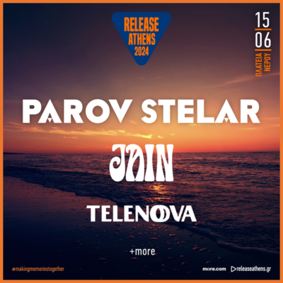 Release Athens 2024 – Parov Stelar, Jain, Telenova & more – 15/06/24, Πλατεία Νερού