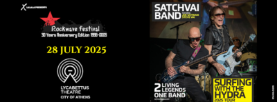 Rockwave 2025 SATCHVAI BAND feat JOE SATRIANI & STEVE VAI 28/7/25 ΔΗΜΟΤΙΚΟ ΘΕΑΤΡΟ ΛΥΚΑΒΗΤΤΟΥ