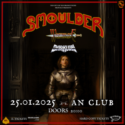 SMOULDER live in Athens | special guests Wrathblade / Darklon