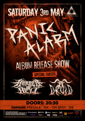 Σάββατο 3 Μαΐου – PANIC ALARM Release Album Show _ with Hordes of Hell – Druid