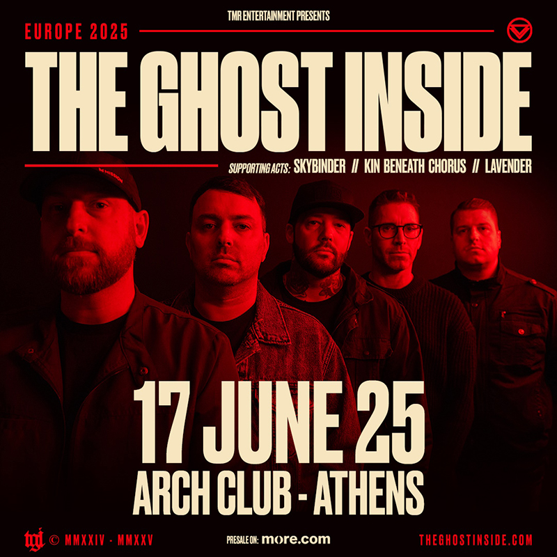The Ghost Inside - 17 JUNE - ARCH - Insta Post