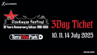 XLALALA PROUDLY PRESENTS ROCKWAVE FESTIVAL ANNIVERSARY EDITION 3Day Ticket 10-11-14 JULY 2025