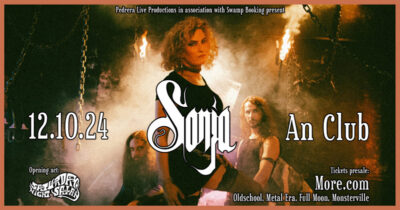 Sonja live in Athens | 12.10.24, An Club | opening act: Saturday Night Satan