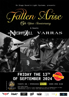 FALLEN ARISE / 15th Year Anniversary Show – Kyttaro Live, 13 September 2024