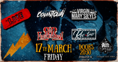 COUNTOWN w/ Virgin Mary’s Eyes / RnR Freakshow / Rectro | 17.03.2023 at An club