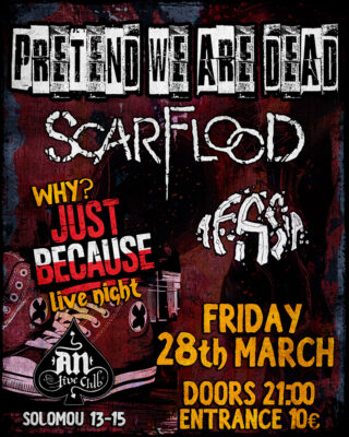 PRETEND WE ARE DEAD / SCARFLOOD / AFASIA | 28.03.2025 at An club