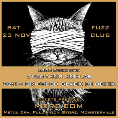 Last Details | 20 years CRIPPLED BLACK PHOENIX | 23.11.24, Fuzz Club | special guests: Their Methlab