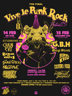 Vive le Punk Rock festival | 14.02.205 at An club